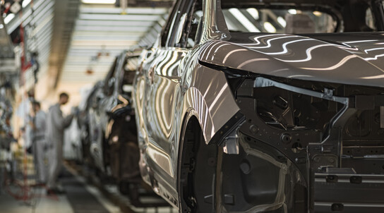 Production line of automobile plant, painting shop