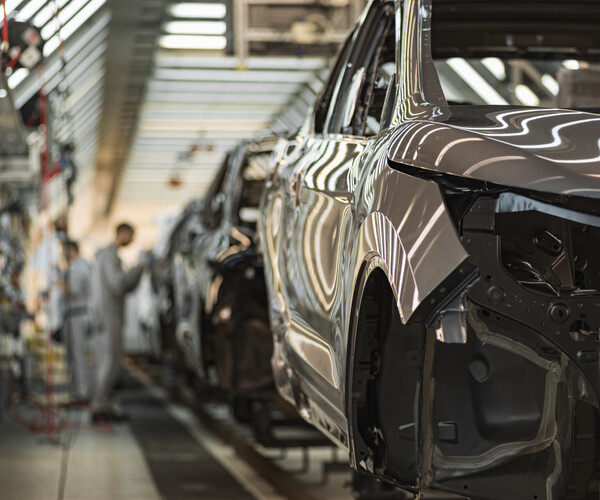 Production line of automobile plant, painting shop